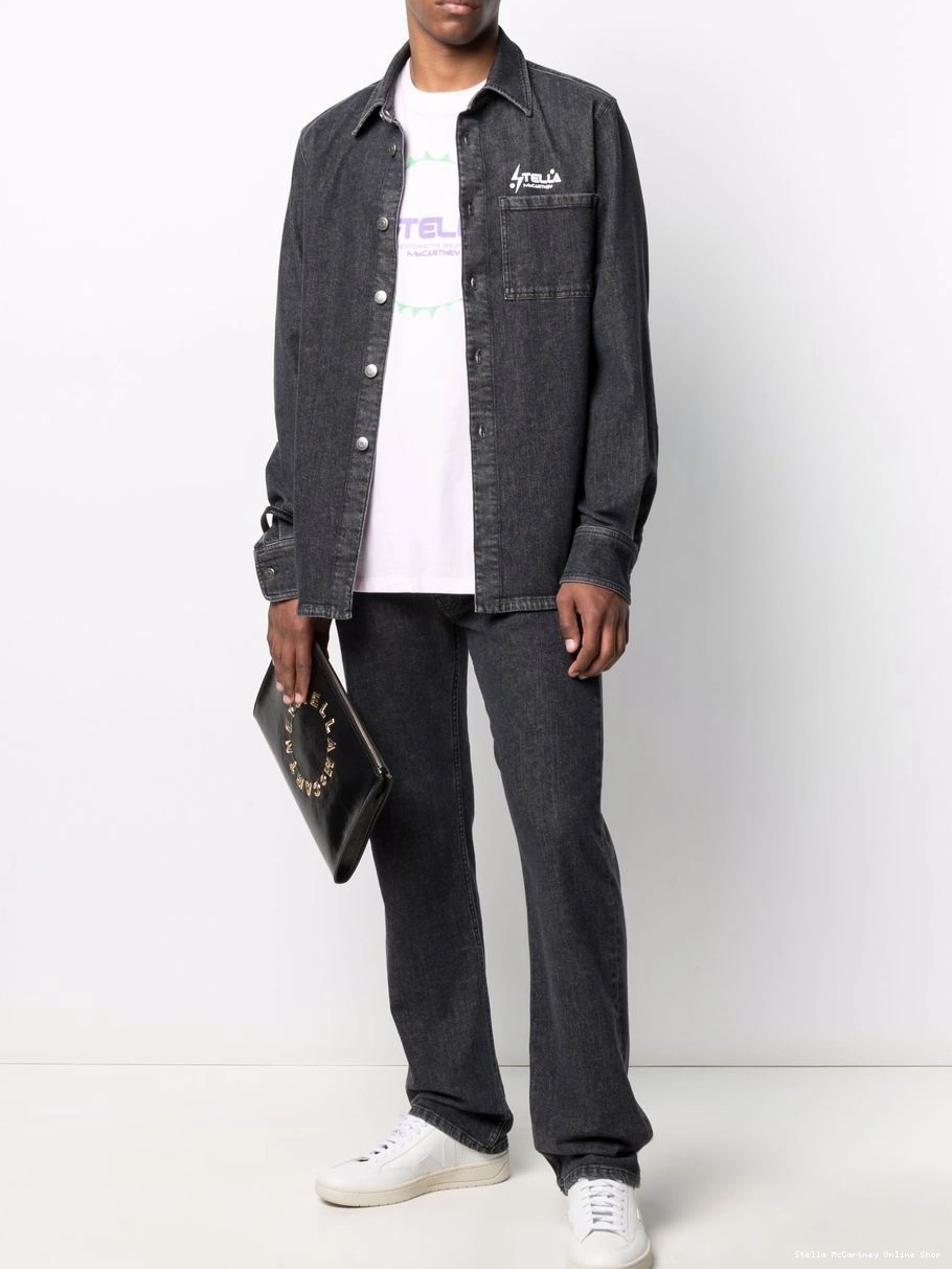 Affordable jeans Stella McCartney straight-leg Women logo-print 0405